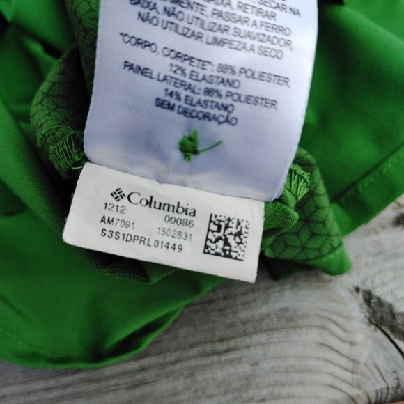 Columbia Omni Shield UV Protection Long Sleeve Shirt Men's XXL Green - Picture 2 of 8